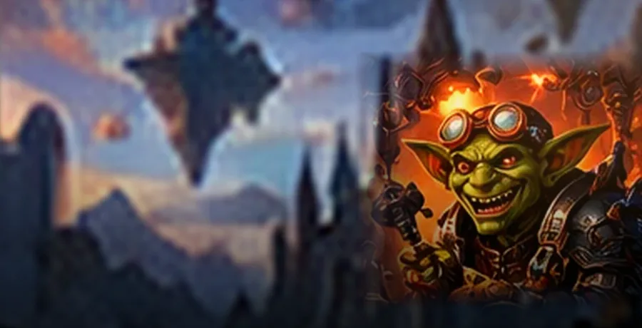 Goblin artificer representing card intake